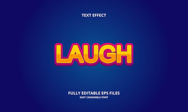 laugh text effect