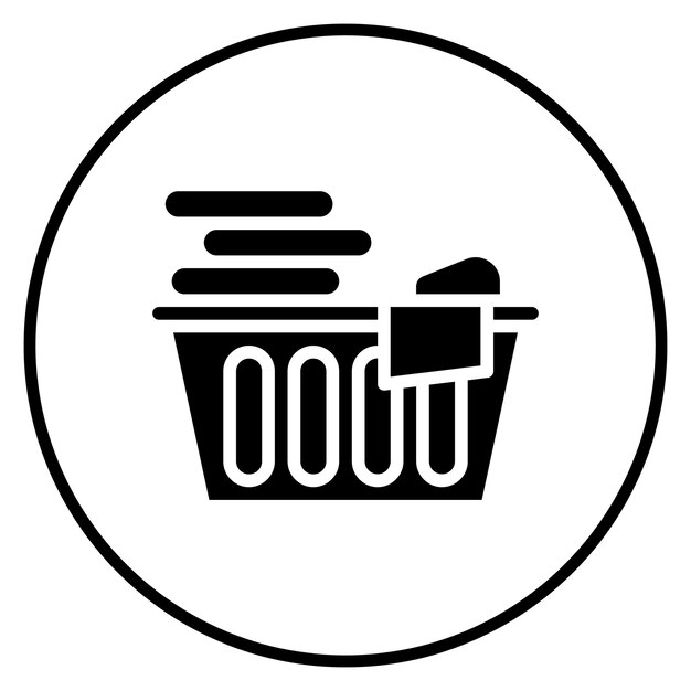 Laundry Basket icon vector image Can be used for Laundry