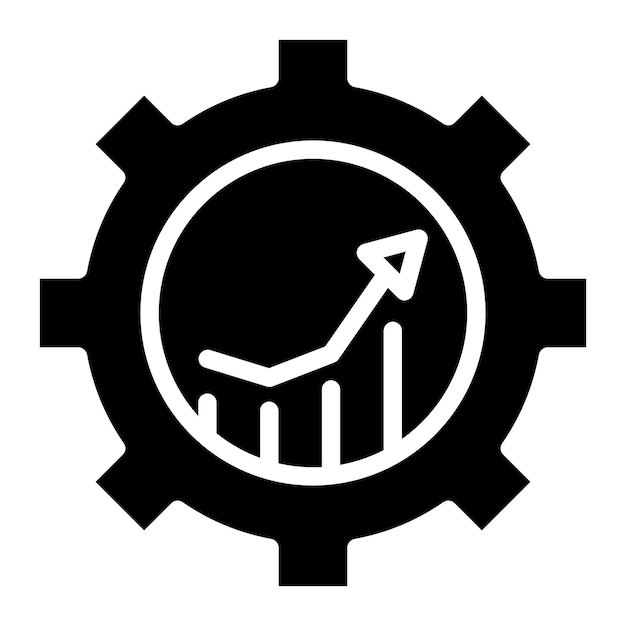 lean manufacturing icon vector image can be used for operations management