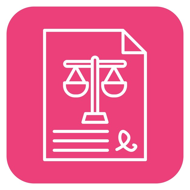 Legal Documents Vector Illustration