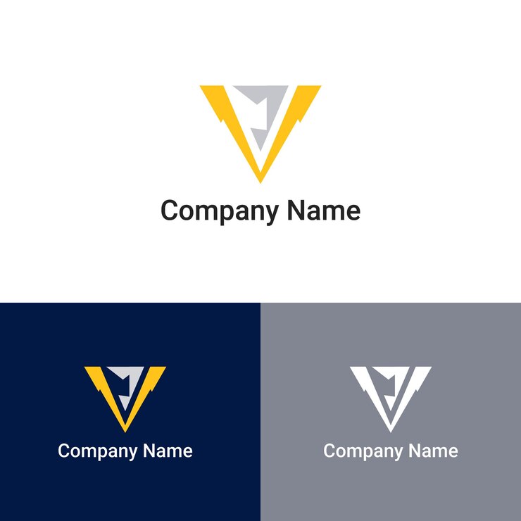 Letter VJ logo type for company and business logo