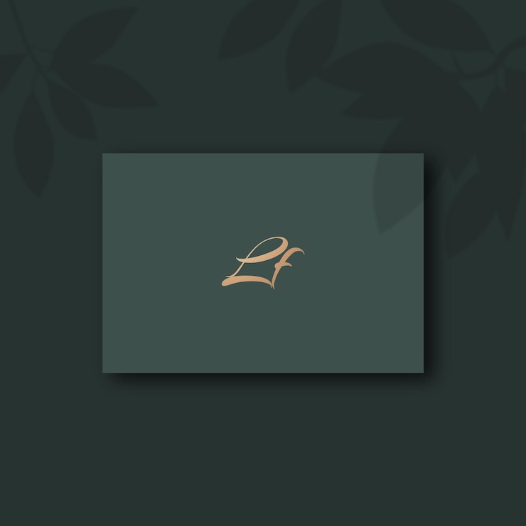 Vektor lf logo design vector image