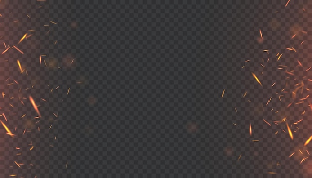 Light abstract glowing bokeh highlights Light bokeh effect isolated on transparent background