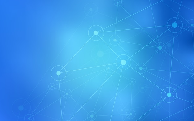 light blue vector template with circles