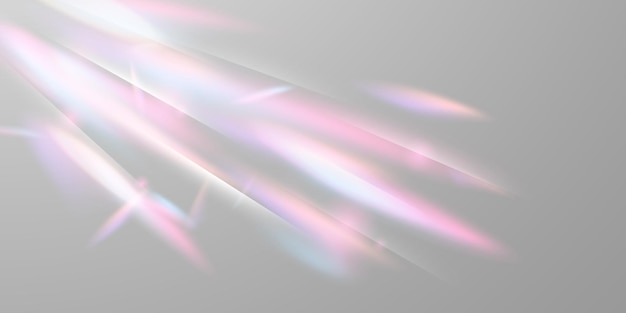 light effect and zigzag ribbon falling from above on a beam of light tinsel vector