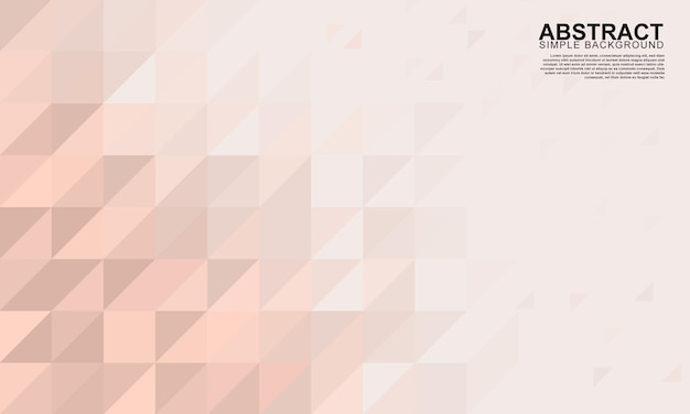 Light red triangle tiles background. Abstract pattern background. Vector illustration.