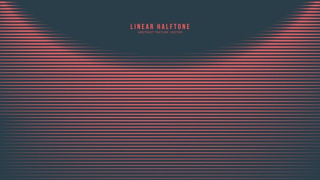 Linear Half Tone Pattern Vector Semicircle Border Red Black Abstract Background