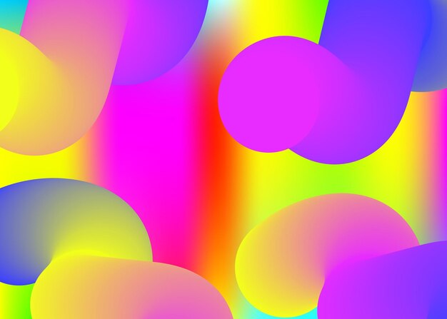 Liquid elements background with dynamic shapes and fluid
