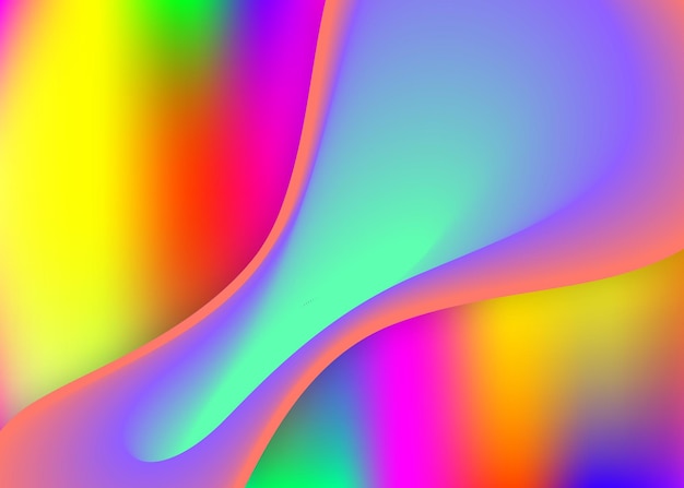 Liquid fluid background with dynamic elements and shapes