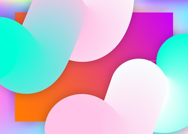 Liquid fluid with dynamic elements and shapes Landing page