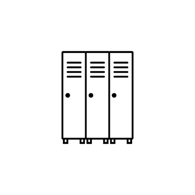 locker icon vector template illustration logo design