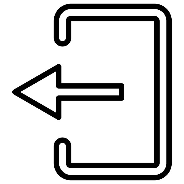 logout icon vector image can be used for ecommerce store