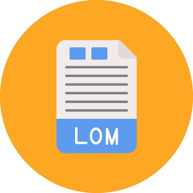 LOM Flat Illustration