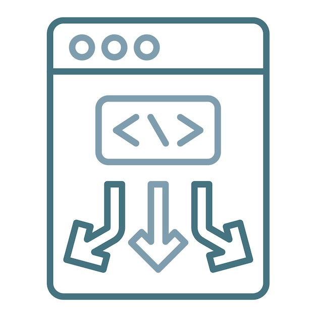 Low Code Flat Illustration