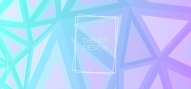 low poly template design abstract background with gradient tria