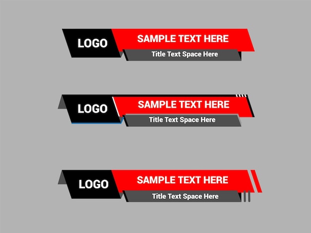 lower third design business channel graphics lower third tv news bars set