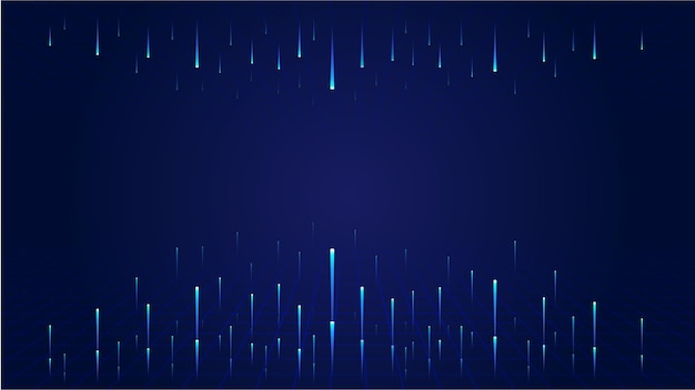 Luminous lines form a speed sensing technology sensing vector background