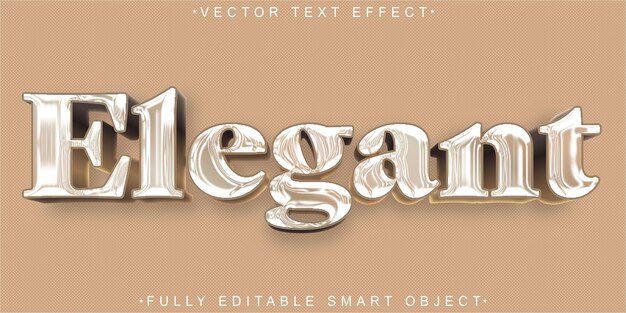 luxury elegant vector fully editable smart object text effect