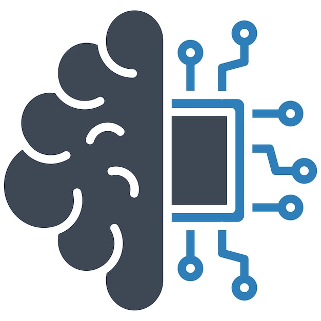 machine learning vector illustration style