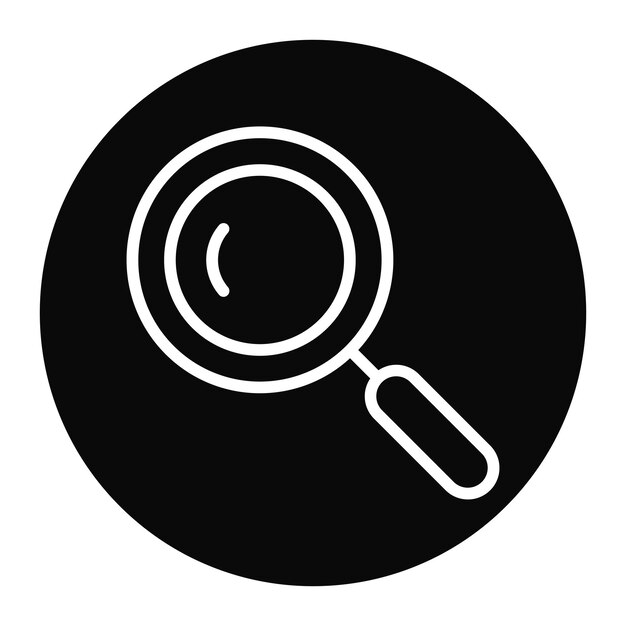 Magnifier icon vector image Can be used for Science