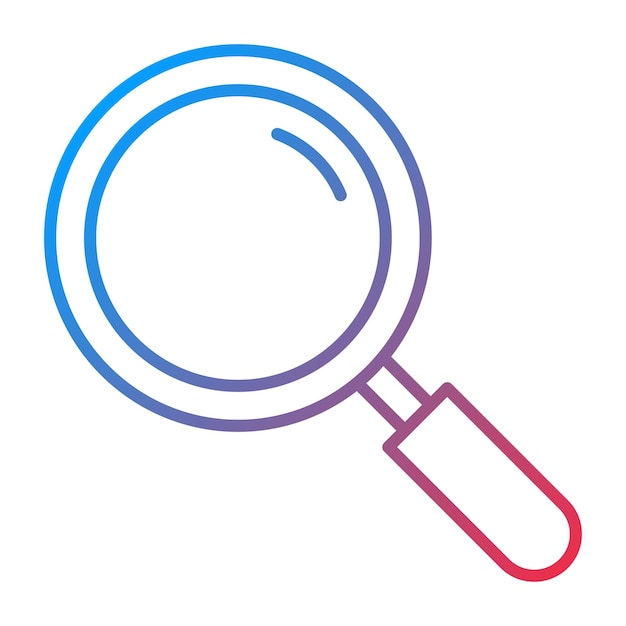 Magnifying Glass icon vector image Can be used for Office Stationery