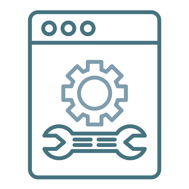 Maintenance Flat Illustration