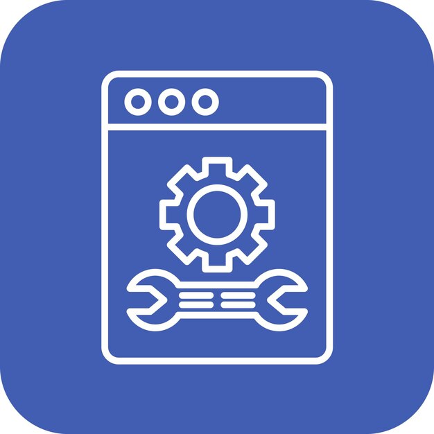 Maintenance icon vector image Can be used for No Code