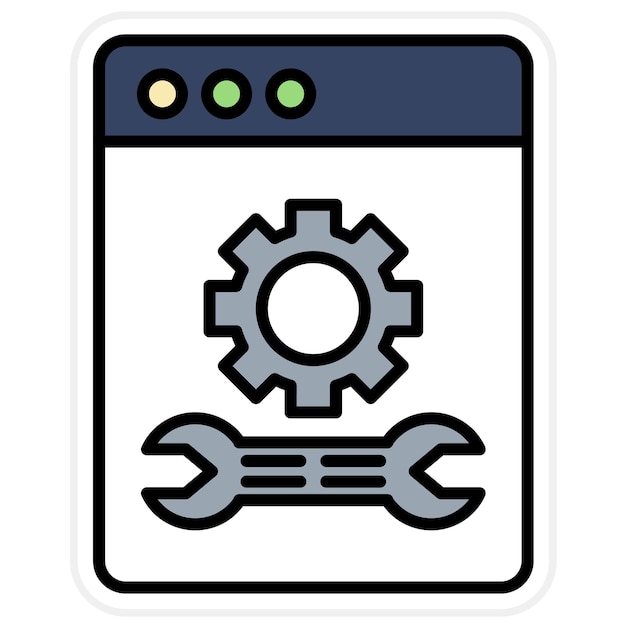 Maintenance icon vector image Can be used for No Code