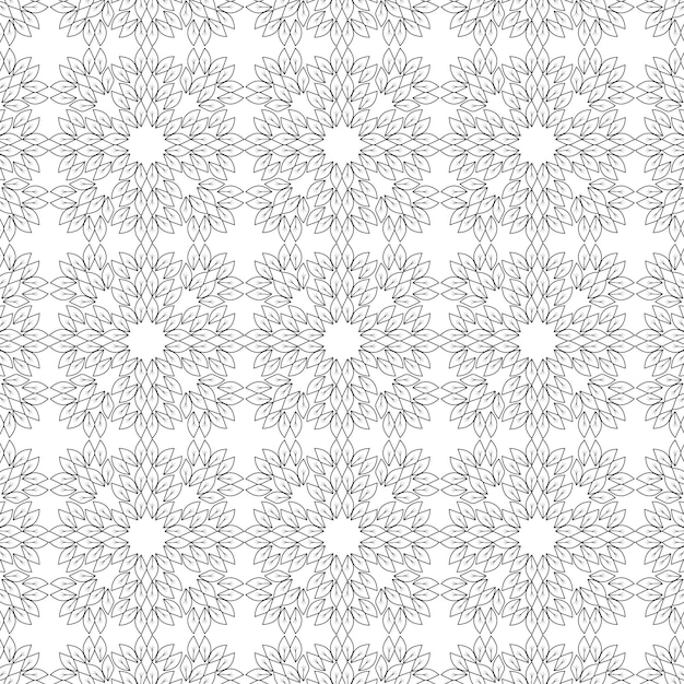 Mandala geometric pattern vector background white texture vector in illustration graphics vector