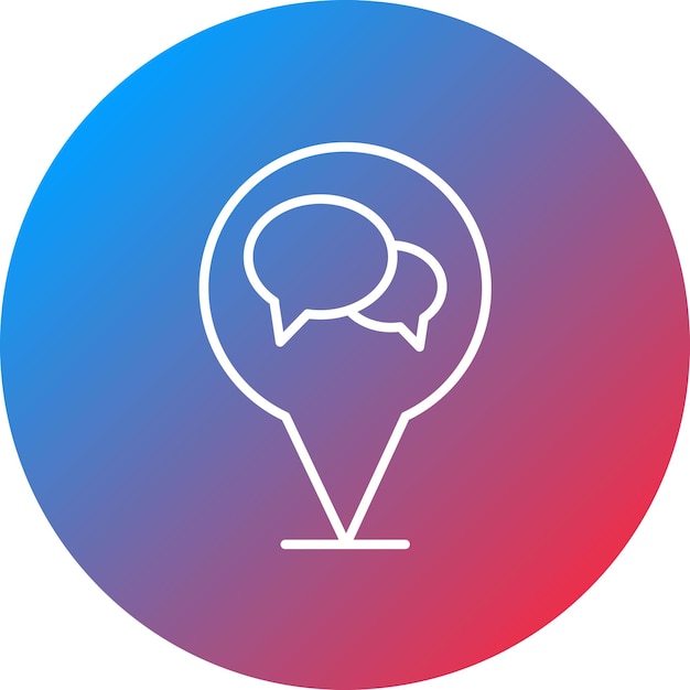 Map Chat icon vector image Can be used for Map and Navigation