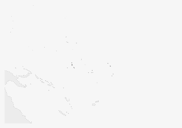Map of Oceania with highlighted Kiribati map