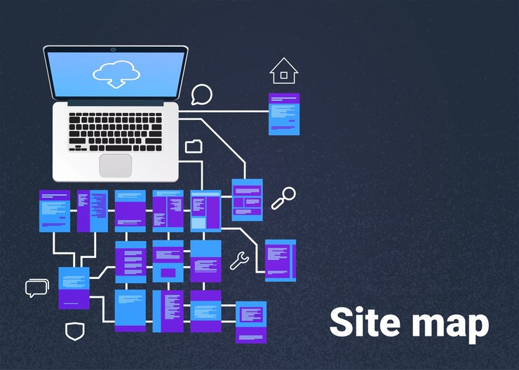 Vektor mapa webu vhodná pro infografiku