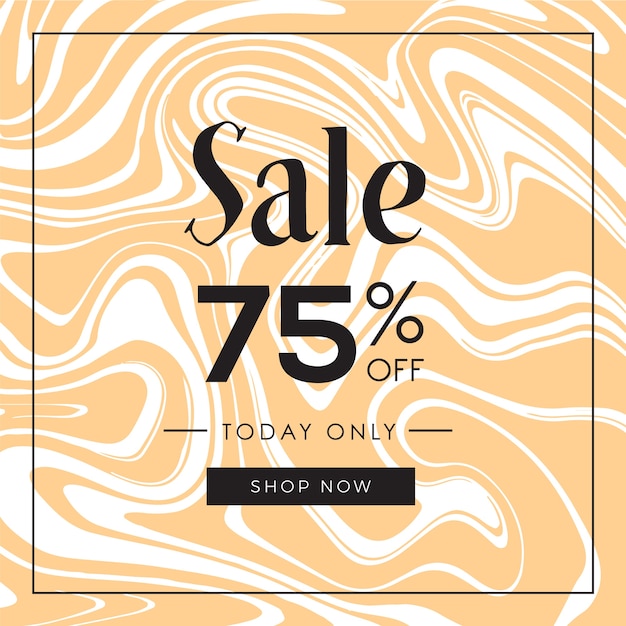 Marble Sale Tag Background for Shop Business 