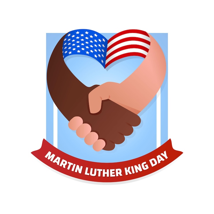 Vektor martin luther king day design
