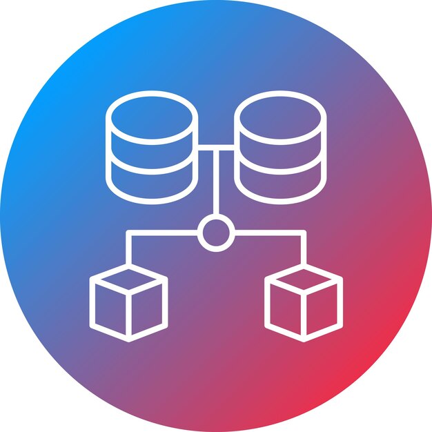 massive information icon vector image can be used for big data