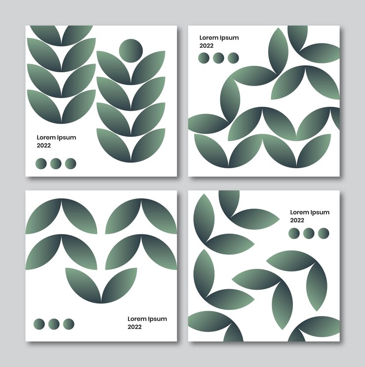 Vektor maximalism abstract modern poster design
