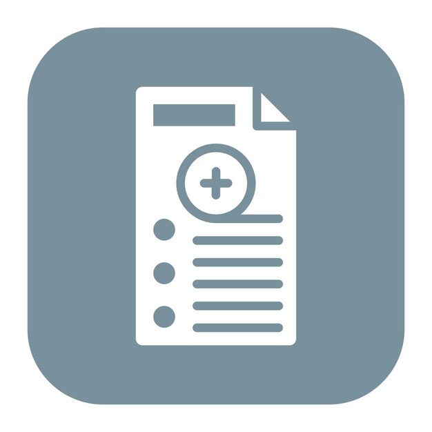 Medical File Vector Illustration