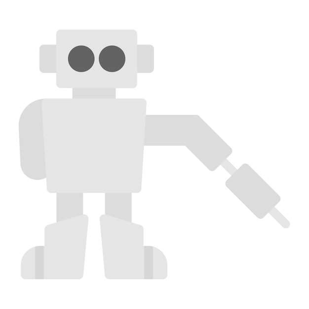 medical robot icon vector image can be used for robotics