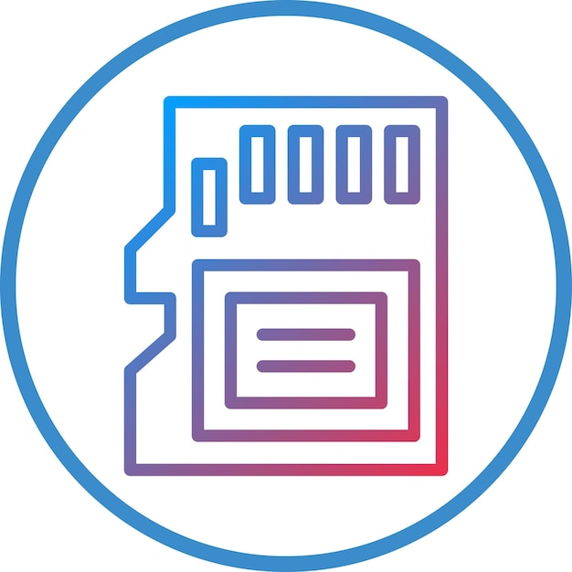 Memory Card Icon Style