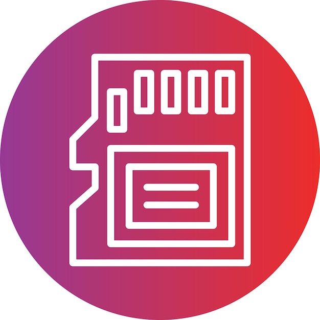 Memory Card Icon Style