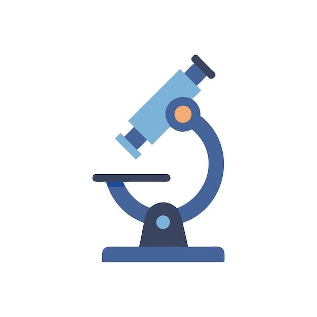 Microscope vector icon
