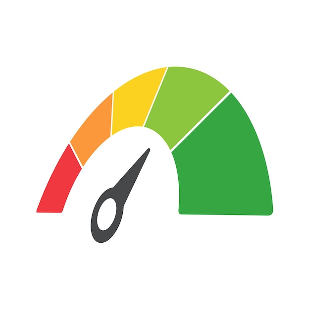 Mileage needle measures the level of business risk concept of risk management before investing