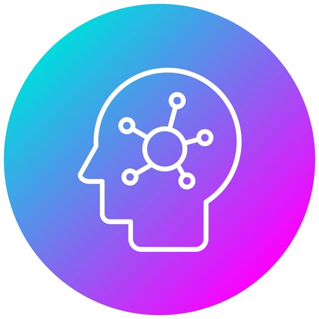 Mind Map vector icon Can be used for Infographics iconset