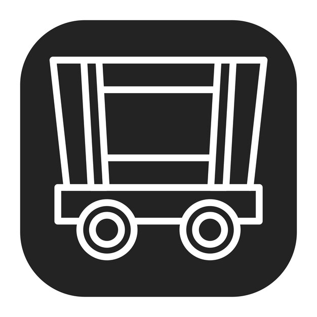 Minecart icon vector image Can be used for Mining And Crafting