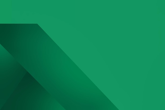 minimal green abstract background vector with geometric shapes