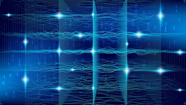 minimal technology wallpaper with neural networks connection con