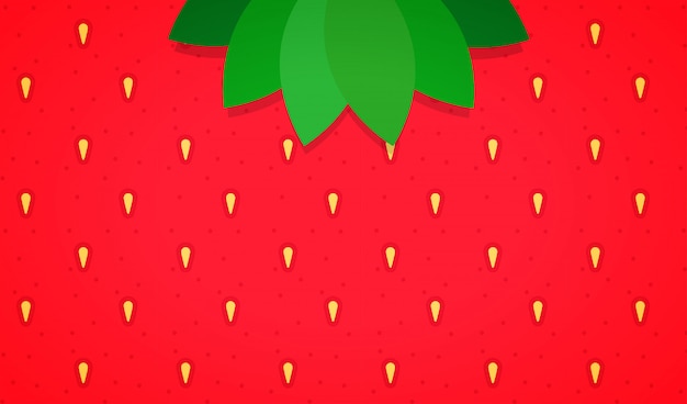 minimalist strawberry background