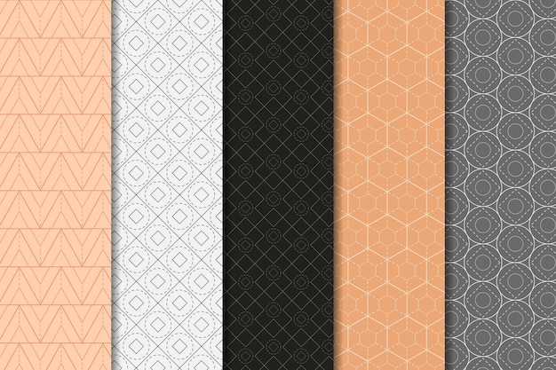 Minimalistický geometrický vzor