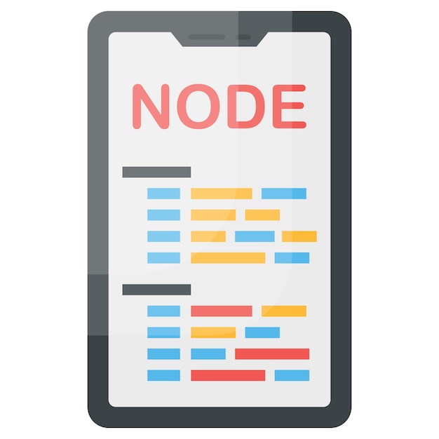 Mobile App Code Editor Concept Code Audit Vector Design Software a web development symbol Computer