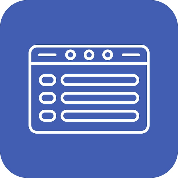 modal icon vector image can be used for ux and ui